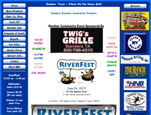 Tablet Screenshot of banderariverfest.com
